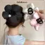 ORDOBOX Hoa Vuốt Tóc, Mềm Lông Tơ Hoa Lớn Kẹp Tóc, Vải Bọt Biển Sensation Cá Mập Kẹp Nữ Cô Gái