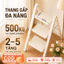 Thang Chữ A Gấp Gọn 2 - 3 - 4 - 5 Bậc REAIM Thép Chịu Lực Dày Chống ẩm chống rỉ Tải trọng 300kg