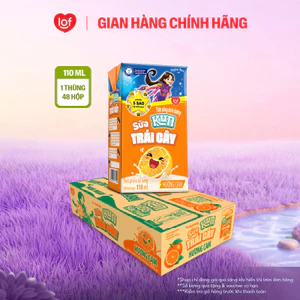 Sữa trái cây KUN vị cam thùng 48 hộp x 110ml