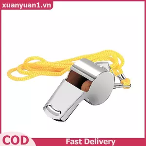 XUAN Kim Loại Còi Trọng Tài Thể Thao Bóng Bầu Dục Thép Không Gỉ Còi Bóng Đá Bóng Rổ Đảng Đào Tạo Trường Cổ Vũ Dụng Cụ VN
