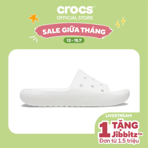 Dép Quai Ngang Unisex Crocs Classic V2 - White - 209401-100