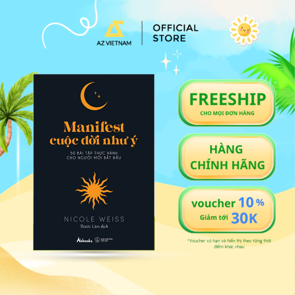 Sách - Manifest Cuộc Đời Như Ý - 50 Bài Tập Thực Hành Cho Người Mới Bắt Đầu