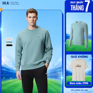 Áo Sweater Nam Dài Tay HLA – Áo Khoác Chống UV, Thoáng Khí & Thấm Hút Áo Giữ Nhiệt & Giữ Ấm & Co Dãn