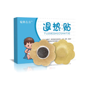 [Sẵn sàng] Miếng dán thuốc kem mật ong Miếng dán làm mát hạ sốt Miếng dán nút bụng cho trẻ em cảm lạnh sốt cho bé WJG