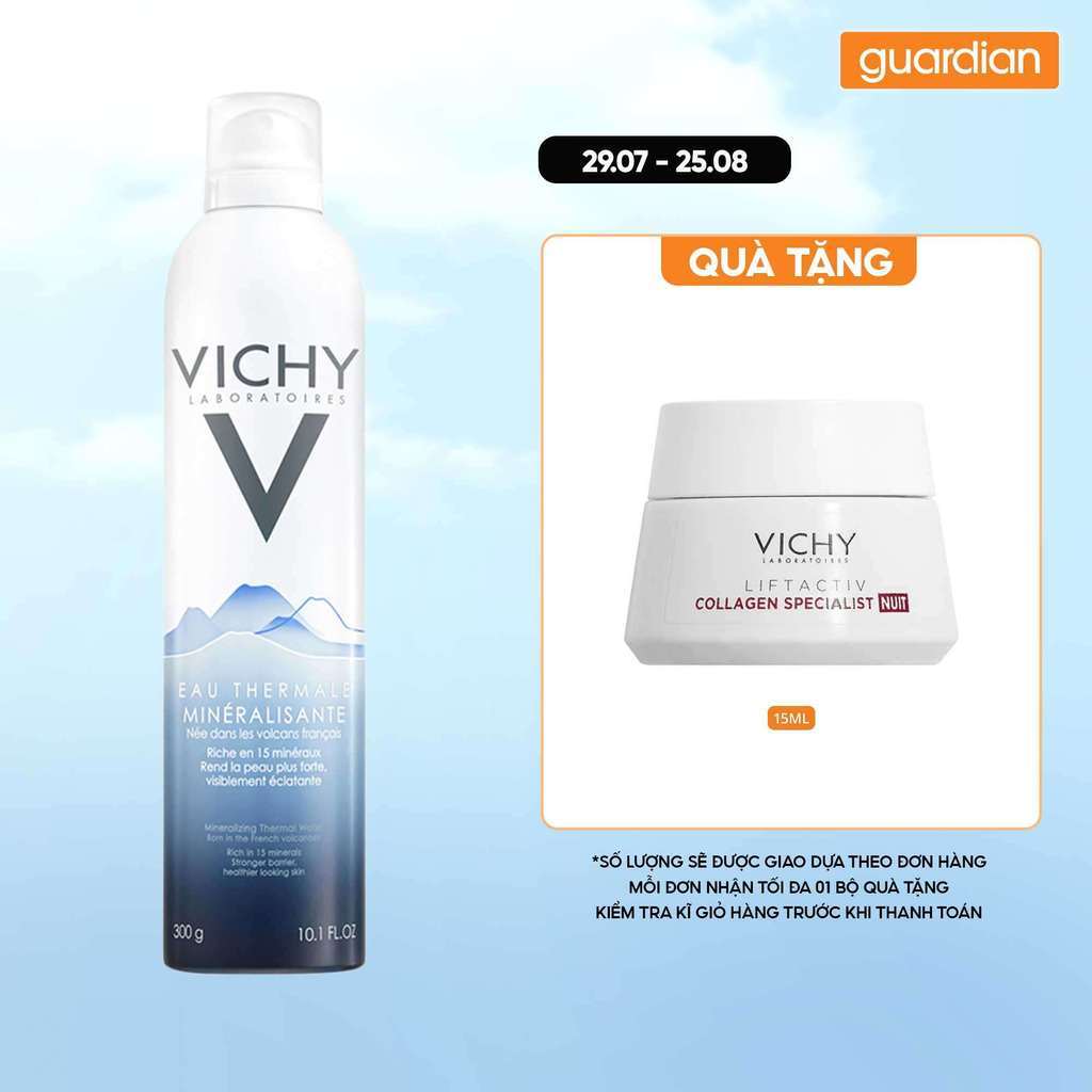Xịt Khoáng Mineralizing Thermal Water Vichy 300Ml