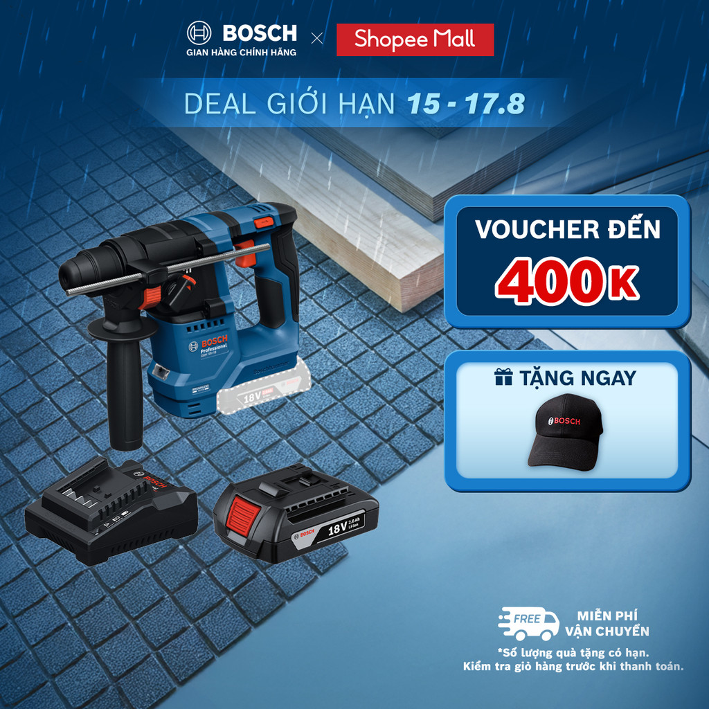 Máy khoan búa pin Bosch GBH 18V-18
