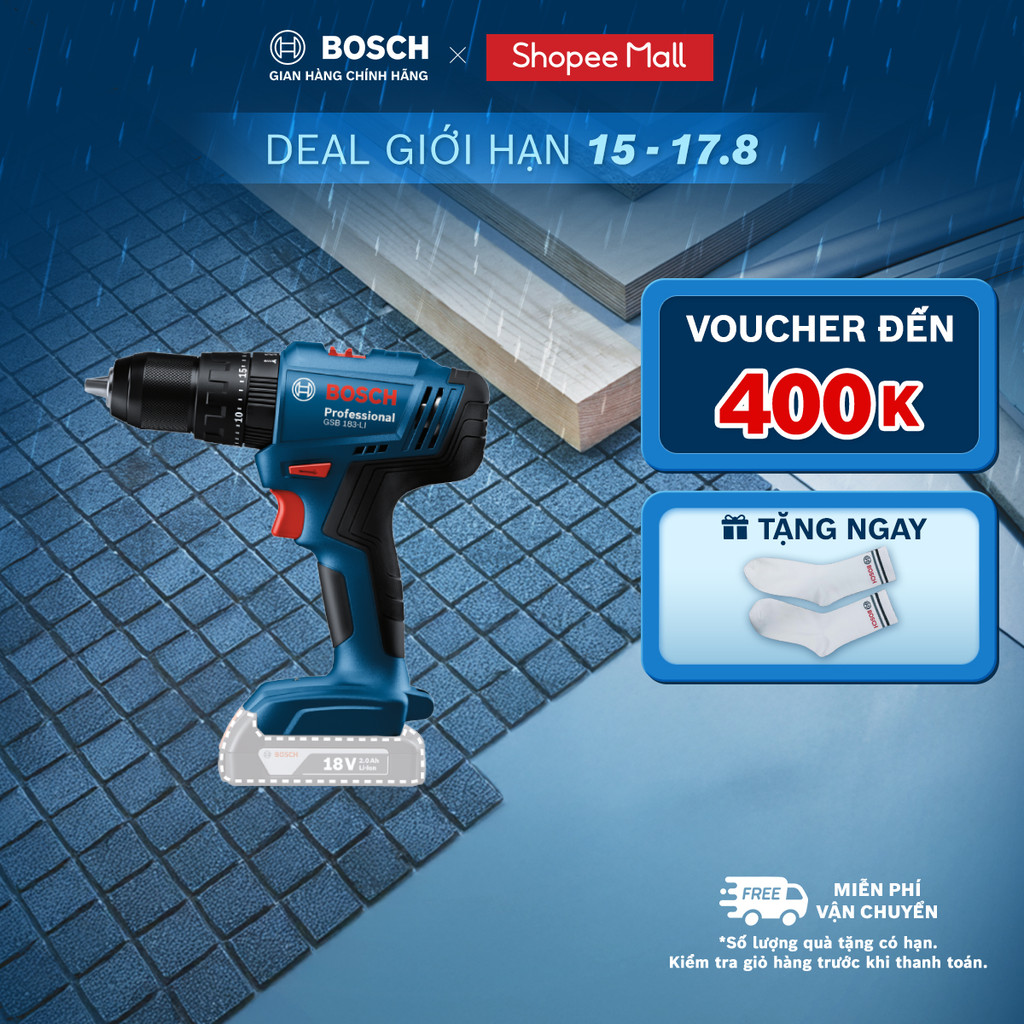 Máy khoan vặn vít Bosch GSB 183-LI