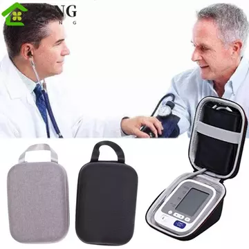 Hộp đựng máy đo huyết áp FUNG, Túi bảo vệ máy đo huyết áp chống sốc di động, Hộp cứng công suất lớn chống nước hình tam giác cho máy đo huyết áp