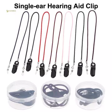 MUQV 1 Cái Đa Năng Trợ Thính Kẹp Máy Trợ Thính Phụ Kiện Ngăn Ngừa Mất Di Động Treo Dây Trợ Thính Cố Định Dây VN