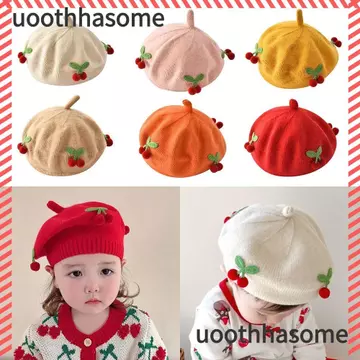 Mũ nồi cho bé UOOTHASHASOME, Mũ dệt kim thời trang cho trẻ em Mũ dệt kim, Mũ móc cho trẻ mới biết đi Mũ phẳng Mũ trẻ sơ sinh mềm Mũ mùa thu đông Mũ trẻ em ngoài trời