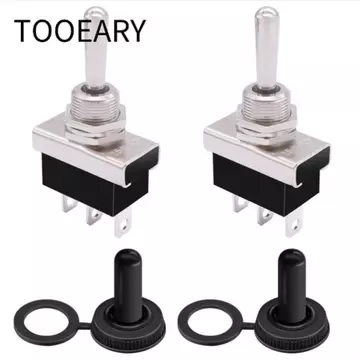 Công tắc bật tắt CÔNG CỤ, Bộ phận công tắc 3 vị trí 3Pin Công tắc Rocker, Hữu ích 12 VDC 25 A Nắp chống nước BẬT / / BẬT Công tắc nút nguồn Thiết bị điện