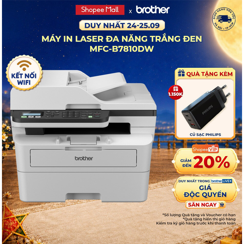Máy in laser đa năng Brother MFC-B7810DW