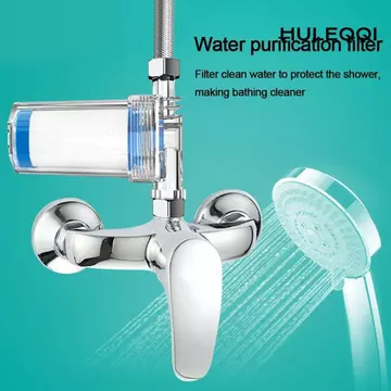 Bộ lọc vòi bếp HULEQI, Đầu ra máy lọc Bộ lọc nước phía trước nước máy đa năng, Bộ lọc vòi hoa sen lọc trước hữu ích Phụ kiện phòng tắm gia đình