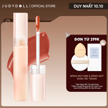 Son Kem Lì JUDYDOLL Matte Watery Tint Mịn lì Nhẹ môi Bền màu Mờ vân môi Không khô môi 2,4g