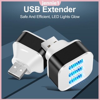 【Hot】Bộ chuyển đổi 3 cổng USB2.0 HUB Bộ sạc điện thoại di động nhanh có đèn báo LED