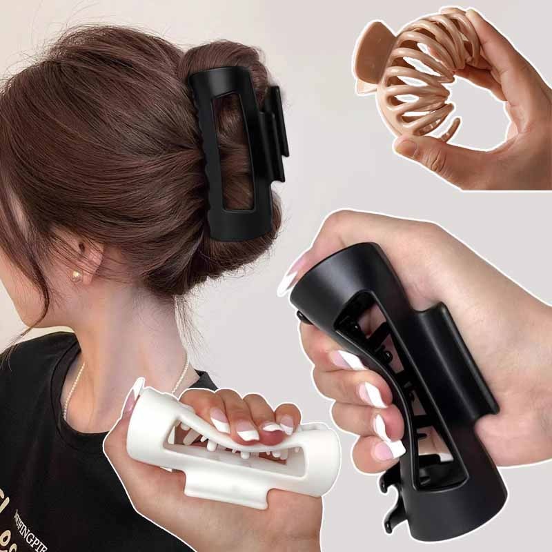 Kẹp Cá Mập Silicon Mềm Không Sợ Rơi 2026 Mới Kích Thước Lớn Tóc Và Kẹp Kích Thước Lớn Cho Nữ Lưng Đầu Kẹp Tóc Cua