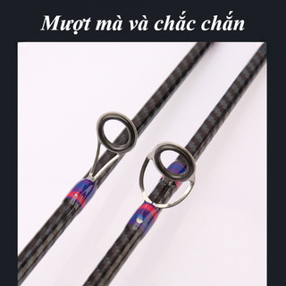 Cần Câu Carbon 2 Khúc Đa Năng - Thiết Kế Mạnh Mẽ, Độ Cứng M, Chuyên Câu Lóc, Chẽm, Mú & Cá Lớn