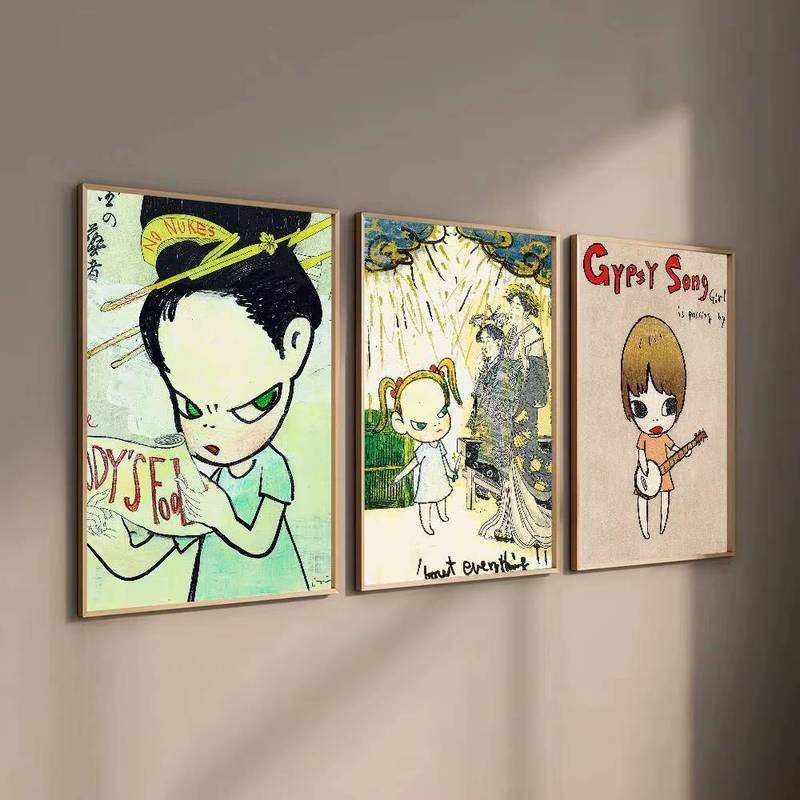 Yoshitomo Nara Dream Doll Poster Canvas In Thích Hợp Cho Trang Trí Nhà Cafe Bar Trang Trí Tường Phòng