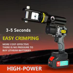 Kìm ép lõi thép lục giác thủy lực YG-300, phù hợp với cáp 16-300mm², sử dụng 10 pin, hiệu quả và bền bỉ — ảnh 3