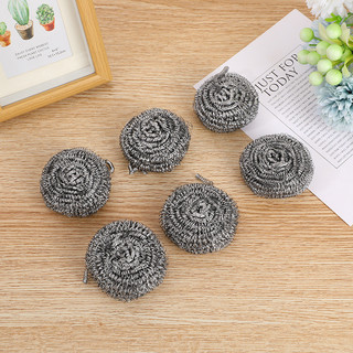 Set 6 búi cọ xong nồi chất liệu thép không gỉ