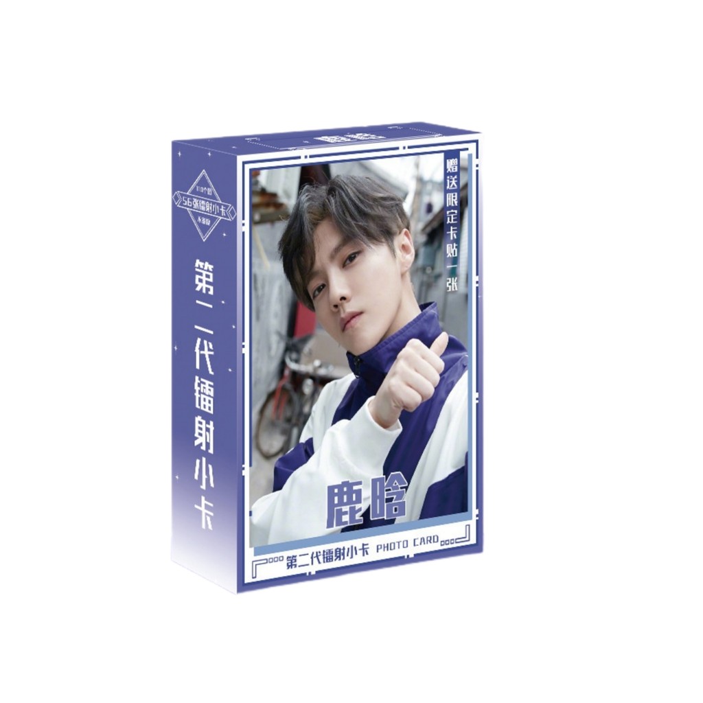 50-55 Cái / hộp EXO Lu Han Photocards LAY Zhang Yixing BAEK HYUN SEHUN Chanyeol SOLO Laser Lomo Cards D.O. Bưu thiếp ba chiều KAI CHEN XIUMIN SUHO YM