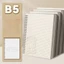 Sổ lò xo kép 80 tờ 160 trang A4 A5 A6 B5 bìa trong giấy caro kẻ ngang làm sổ tay nhà sách trí anh