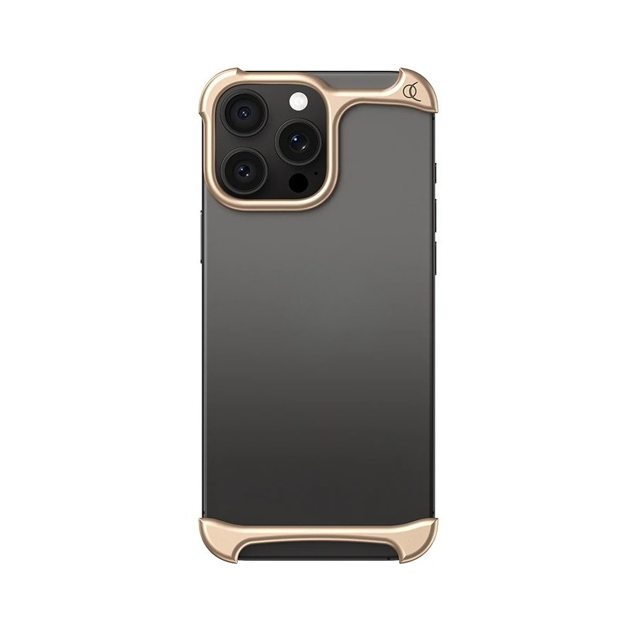 Arc Pulse Hợp Kim Nhôm Ốp Lưng Điện Thoại iPhone 17 Air 16 plus 15 Pro 14 13 Pro Max Không Có Khung Bảo Vệ Khỏa Thân hine