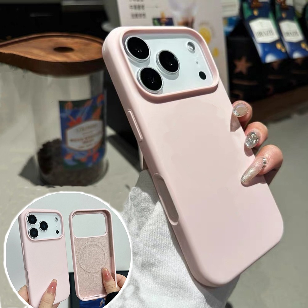 Ốp Điện Thoại Silicon Lỏng Từ Tính Cho iPhone 17 Pro Max 17 Air 16 Plus 15 14 13 Vỏ Bảo Vệ Chống Sốc