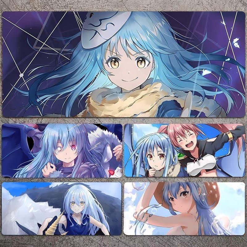 Lần Đó Tôi Tái Sinh Làm Miếng Lót Chuột Slime - Rimuru Tempest Anime Để Bàn, Đế Chống Trơn Trượt Dày 3 Mm