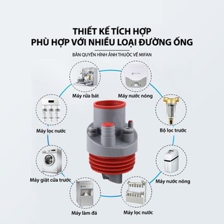 【COD】Bộ Đầu Nối Ống Thoát Nước 5 in 1 - Ngăn Mùi, Chống Côn Trùng, Chặn Nước Trào Ngược - Phù Hợp Bồn Rửa Bát, Máy Giặt.