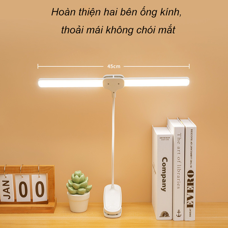 Đèn Học LED  Để Bàn Sạc，Đèn đầu giường đọc sách trong ký túc xá sinh viên，Bảo vệ thị lực của trẻ