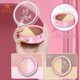 [WUSISI] 1 Bộ Đạo Cụ Trang Điểm Không Độc Hại Cho Bé Gái Giả Vờ Chơi Bộ Mỹ Phẩm Mô Phỏng Với Bảng Phấn Mắt Và Son Môi Applicator MỚI