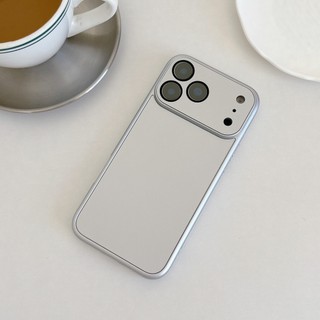 Phim Bảo Vệ Ống Kính Màu Cam Bạc Mờ Ốp Lưng Điện Thoại iPhone 17Promax 16Promax 11 12 13 14 15 Pro Max Chống Sốc Nam Nữ Vỏ Di Động
