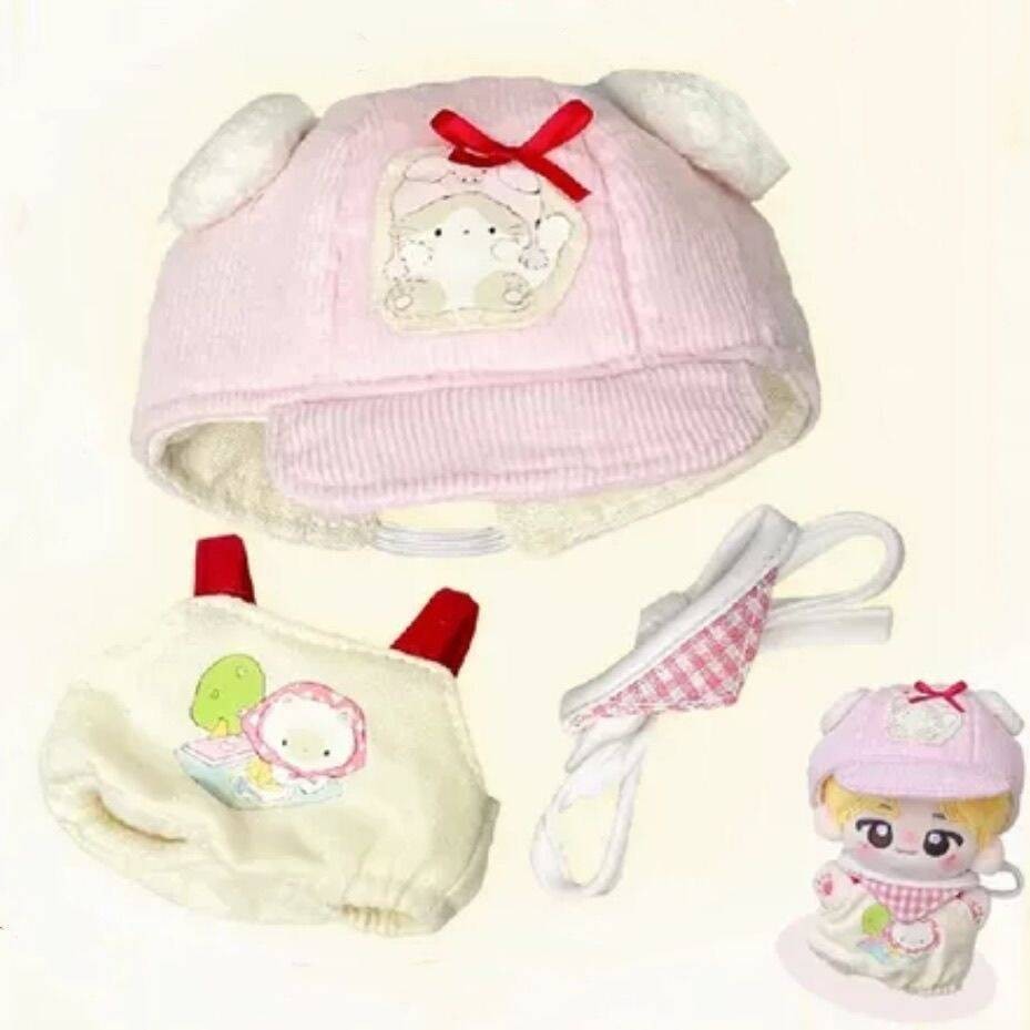 10Cm Nhật Bản Tâm Trạng Muối Biển Chó Heo Túi Cotton Búp Bê 10Cm Quần Áo Trẻ Em Sang Trọng Quần Áo Dễ Thương Trang Phục Quần Áo Cho Bé 4.16