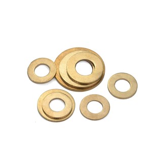 Vòng đệm phẳng đồng, Long Đền phẳng cho ốc lục giác Máy giặt phẳng vít kim loại Meson tròn bằng đồng thau dày M5 / M6 / M8 / M10-M24 [JYD-ZZ-Z]