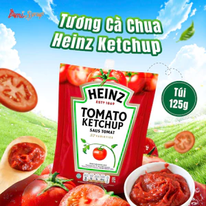 Tương Cà Chua Heinz Ketchup Túi 125g Nhập Khẩu Chính Hãng Đậm Đà Hương Vị, Chuẩn Vị Âu