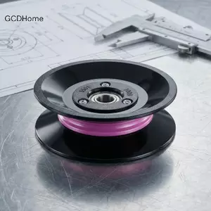 Máy cuộn dây GCDHome Bánh xe ròng rọc rãnh chữ U Bánh xe dẫn hướng dây đa năng cho các quy trình cuộn dây cáp và cuộn dây khác nhau HOT