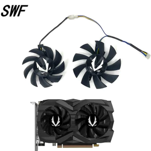 I-New 2 Cái / bộ GA72S2U GA82S2H 75mm 0.32A 4Pin Quạt Làm Mát Cho ZOTAC GAMING GeForce GTX 1660 SUPER 1660Ti Quạt Đôi ZT-T16620F-10L- *
