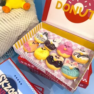 Đi Lạc Trẻ Em Thẻ Donut SKzoo Sang Trọng Móc Khóa Mặt Dây Chuyền Học Chìa Khóa Mặt Dây Chuyền Dễ Thương