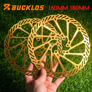 BUCKLOS Phanh Xe Đạp Cánh Quạt Đĩa 160 / 180MM Thép Không Gỉ Bền 160mm 180mm Cho MTB Thủy Lực