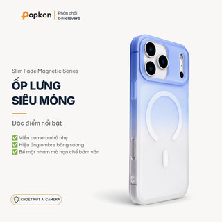 Ốp Lưng Siêu Mỏng Popkon cho iPhone 17 Pro Max Nhám Mờ Vòng Từ Tính