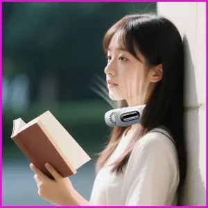 Quạt Cho Cổ Yên Tĩnh Có Thể Điều Chỉnh Thiết Bị Đeo Không Khí Thổi Cổ Quạt Dành Cho Nam Nữ Người Lớn Thanh Thiếu Niên Học Sinh Hẹn Hò lyuvn