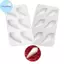 Pufangbliss 6 Khoang Thiết Kế Vỏ Pudding Silicone Mousse Khuôn 3D Kẹo Chocolate Khuôn DIY Xà Phòng Mô Hình Bánh Trang Trí Dụng Cụ Máy Nướng VN