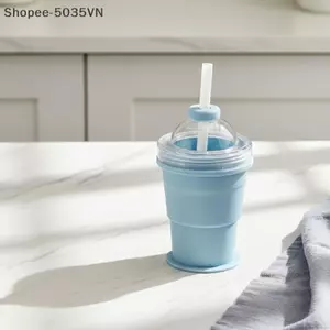 {AKIN} Cốc đá Hoey di động có thể gập lại 600ml có ống hút khuôn đá dành cho người lớn Văn phòng tập thể dục tại nhà Sử dụng thiết kế chống rò rỉ ❈ ❈ ❈ ❈ ❈ ❈ ❈ ❈ ❈ ❈ ❈ ❈ ❈ ❈ ❈ ❈ ❈ ❈ ❈ ❈ ❈ ❈ 🍎 {a}