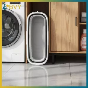 Cây lau nhà có thể gập lại BVY có bánh xe Bồn tắm có thể gập lại dung tích lớn 20L cho phòng khách Sân vườn Giải pháp làm sạch sàn nhà.