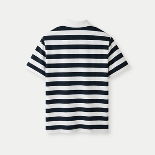 [BÁN CHẠY] Áo POLO nam tay ngắn HLA x ZOLA kẻ sọc, cổ bẻ tinh tế, năng động & co giãn