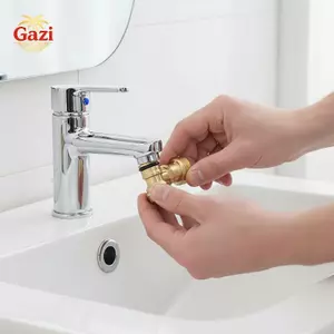 Bộ chuyển đổi vòi bằng đồng thau nhà bếp 1 Bộ chuyển đổi vòi vừa vặn đa năng để tưới nước trong vườn Rửa xe Công việc làm sạch ngoài trời [VN]