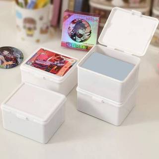 Hộp Bảo Quản Trong Suốt Hàn Quốc Hộp Mù Thẻ Photocard Hộp Bảo Quản Thẻ Ảnh Tổ Chức Phân Loại Hộp Lật COD