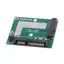 mSATA SSD sang 2.5 '' SATA 6.0gps chuyển đổi thẻ mô-đun bo mạch mini pcie ssd VN