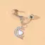 Nhẫn Bụng Giả Dangling Rốn Nhẫn Nữ Bướm Trái Tim Mặt Trăng Tòn Ten Kẹp Trên Bụng Nút Nhẫn Không Xuyên Trang Sức VN